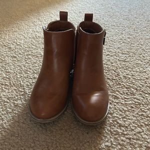 Jeossy Women's Ankle Boots Thick Heel Low Heeled Booties for Women size 7